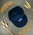 Five panel keps blå