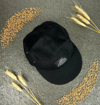 Five panel keps svart