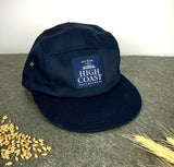 Five panel keps blå
