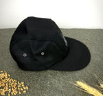 Five panel keps svart