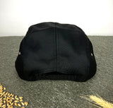 Five panel keps svart